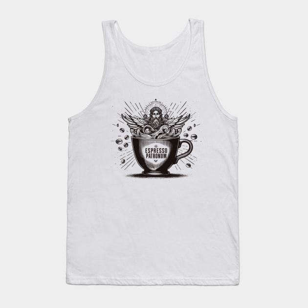 Divine Espresso - Espresso Patronum Tank Top by PrintSoulDesigns